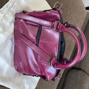 Cute purple handle bag